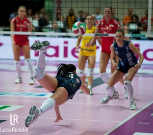 Lindsey Berg of USA Volleyball in London